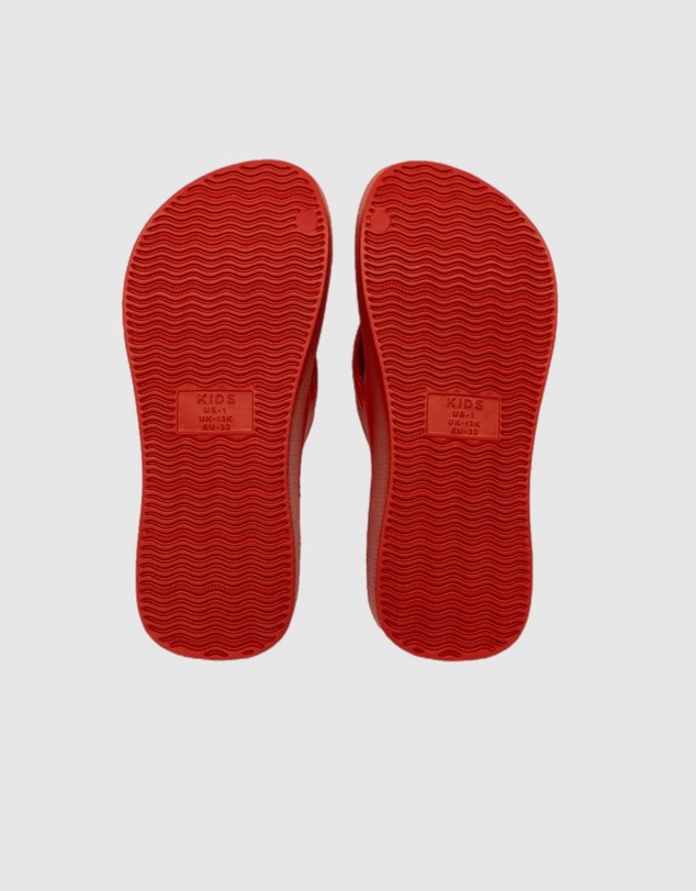 Tolu Australia - Red Thongs For Kids With Arch Support