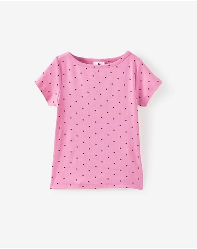 Cotton On Kids - Fitted Short Sleeve Essential Boat Neck Tee