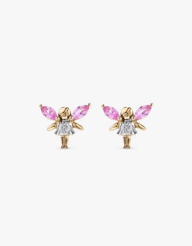 Michael Hill - Children's Cubic Zirconia Fairy Stud Earrings in 10kt Yellow Gold