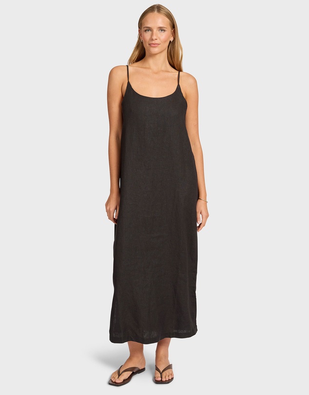 Academy Brand - Essential Linen Slip Dress