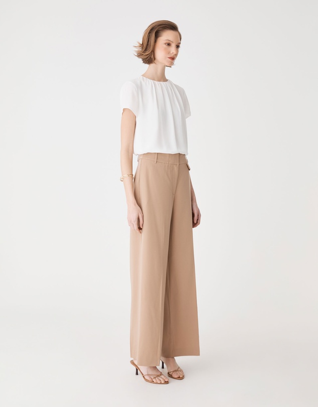 Forcast - Angela Gathered Neck Top