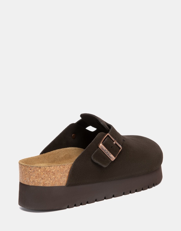 EVERAU - Australian Shepherd Ugg Berrin Platform Cow Suede Upper Loafer Oxfords Flats
