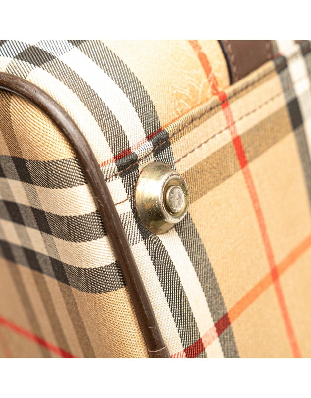 Pre-Loved by Azura Reborn - Pre-Loved Haymarket Check Canvas Travel Bag