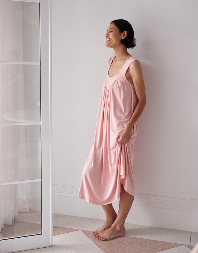 Papinelle - Kate Modal Soft Pleat Front Maxi Nightie