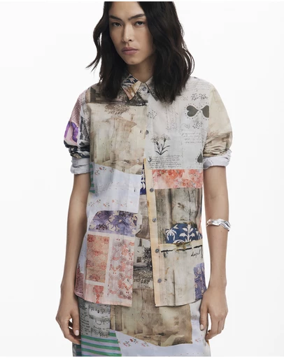 Desigual - Postcard shirt