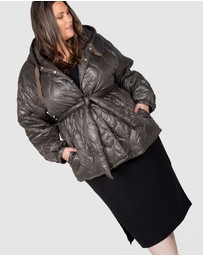 Love Your Wardrobe - Blake Belt Quilted Jacket