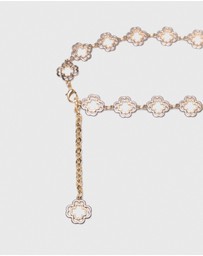 Maje - A Clover Allover Belt