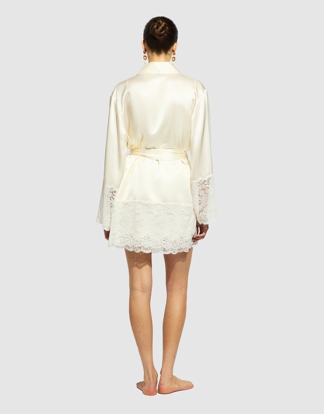GINIA - Silk Lace Robe