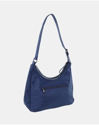 Pierre Cardin - Pierre Cardin Ladies Nylon Geometric Hobo Bag