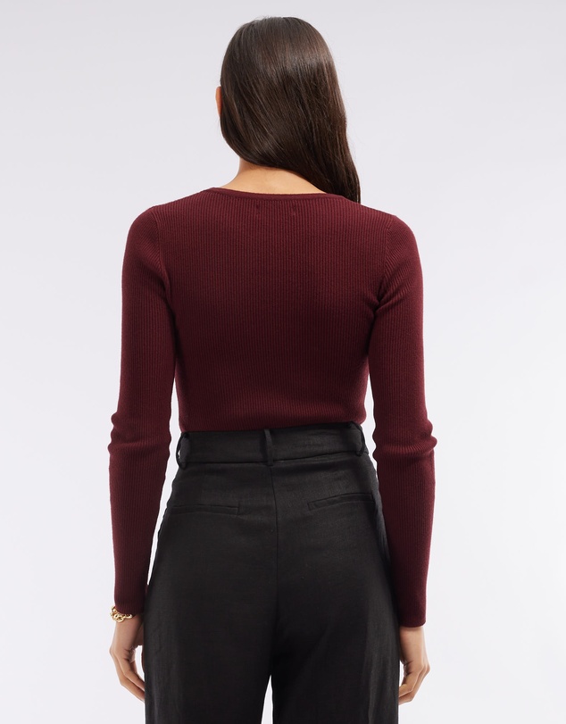 Amelius - Afina Long Sleeve Knit Top