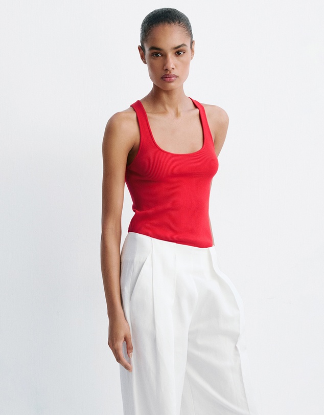 M.N.G - Fitted Ribbed Top