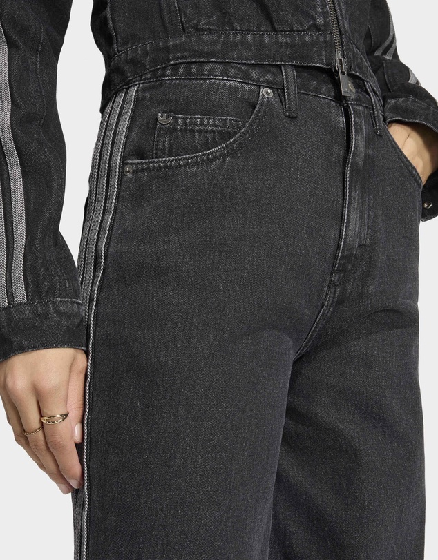 adidas Originals - HIGH RISE WIDE LEG DENIM PANT Womens