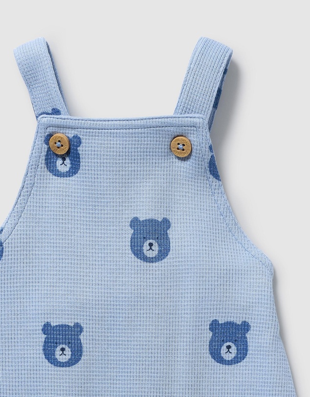Wilson & Frenchy - Organic Waffle Overalls - Babies