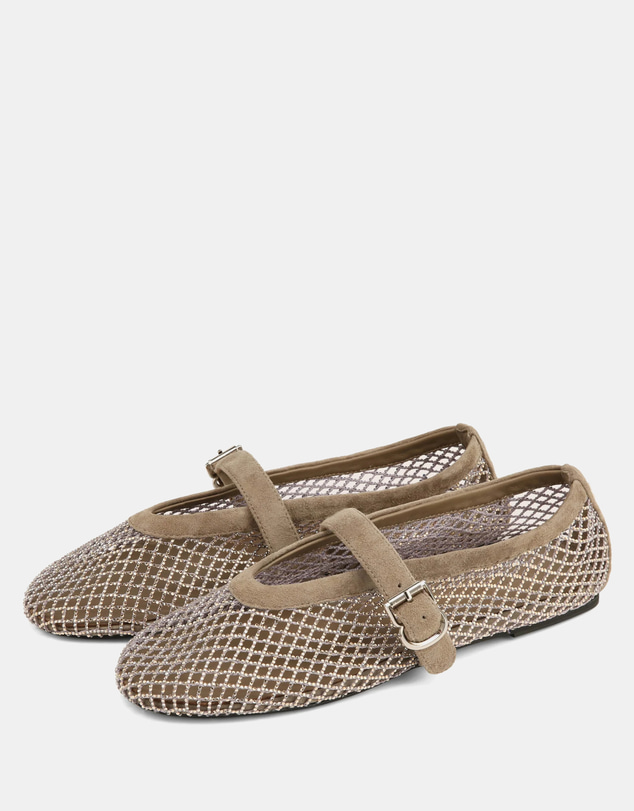 Nokwol - Lucky Taupe Suede/Mesh