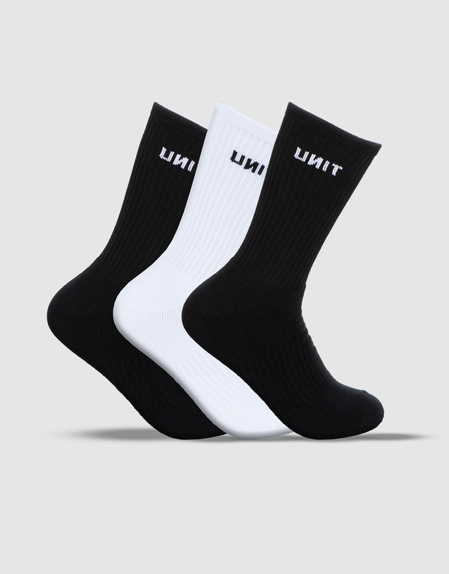 UNIT - UNIT Cotton Crew Men's Socks 3 Pack