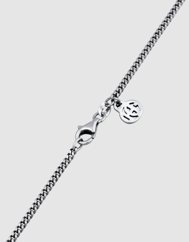 Haze & Glory - ICONIC EXCLUSIVE - Necklace Men Black Palm Onyx 925 Sterling Silver