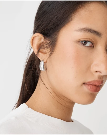 Forcast - Nora Ribbed Earrings