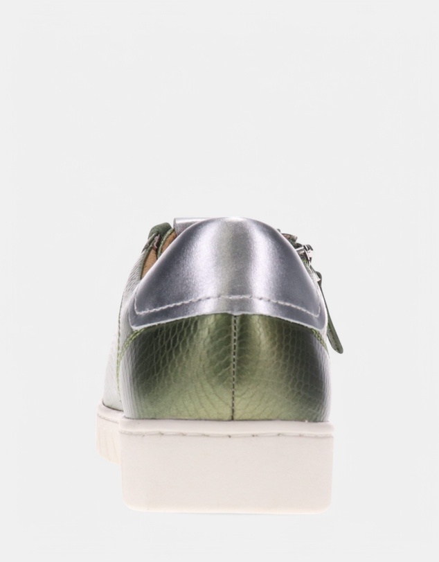 Mia Vita - Luna Zip Casual Sneaker - Green