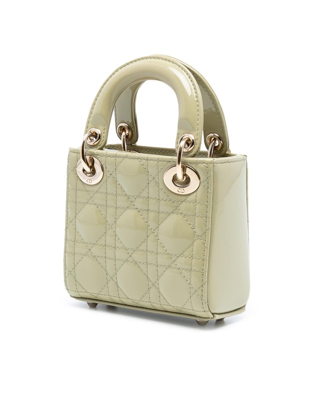 Pre-Loved by Azura Reborn - Pre-Loved Micro Patent Cannage Lady Dior