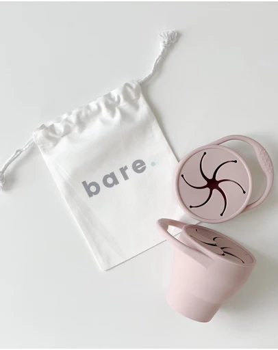 Bare The Label - Collapsible Silicone Snackie Cup
