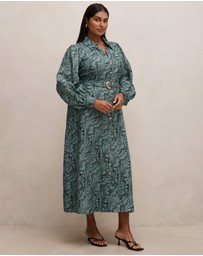 Forever New Curve - Hazel Curve Shirt Midi Dress