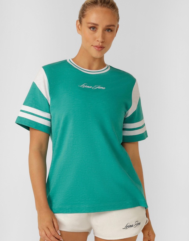 Lorna Jane - Varsity Blues Relaxed T-Shirt