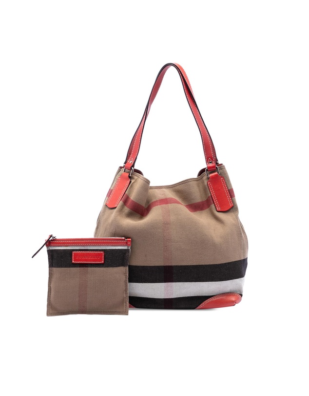 Pre-Loved by Azura Reborn - Pre-Loved Mega Check Canvas Maidstone Tote