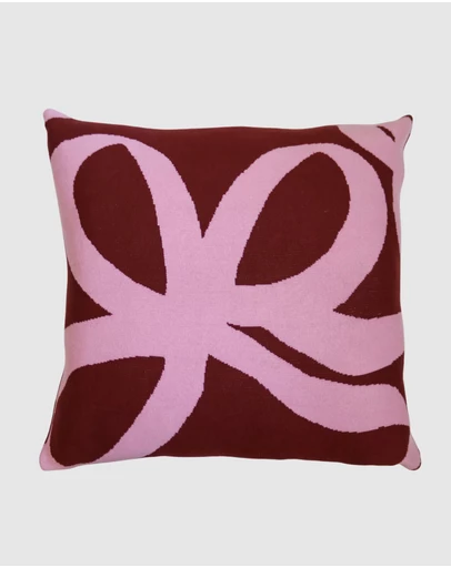 Mosey Me - Ribbon Knitted Cushion