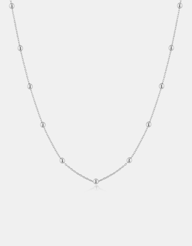 Ania Haie - Silver Beaded Chain Necklace