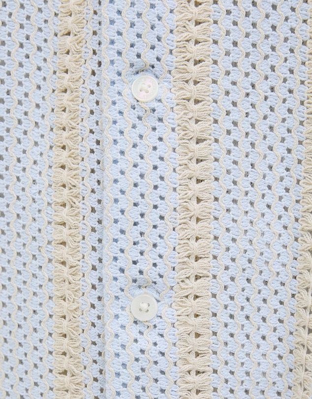 Jack & Jones - Jorbellagio Crochet Shirt SS SN