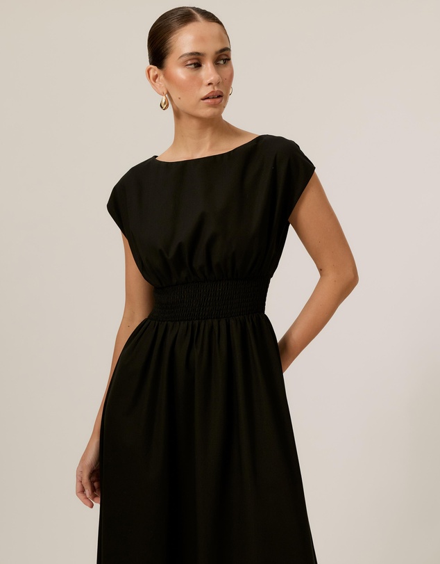 Tussah - Brooke Boat Neck Midi Dress
