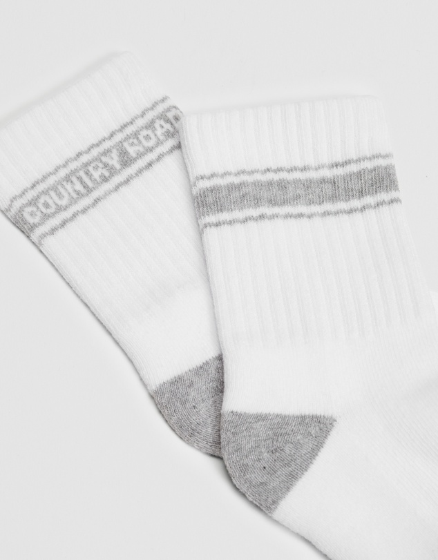 Country Road - Organically Grown Cotton Blend Cr Sport Crew Sock