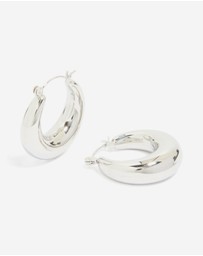 Lovisa - Waterproof Stainless Steel Small Chunky Huggie Earrings