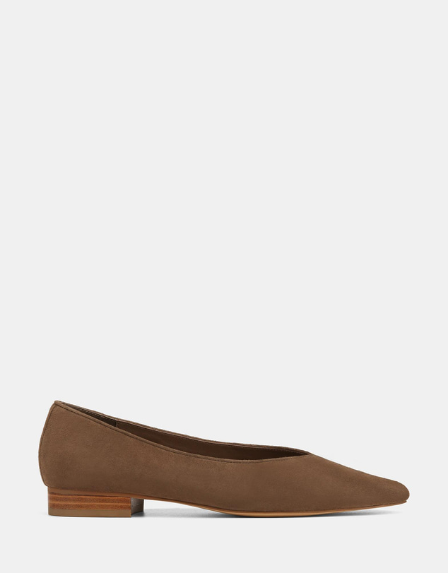 Wittner - Calio Casual Flats Mocha Brown Suede