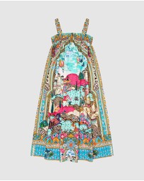 Camilla - Wide Strap Maxi Sun Dress - Kids-Teens