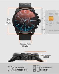 Diesel - Mega Chief Black Chronograph Watch