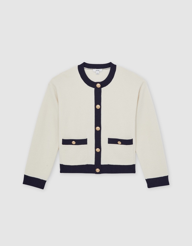 REISS - Olive Cardigan