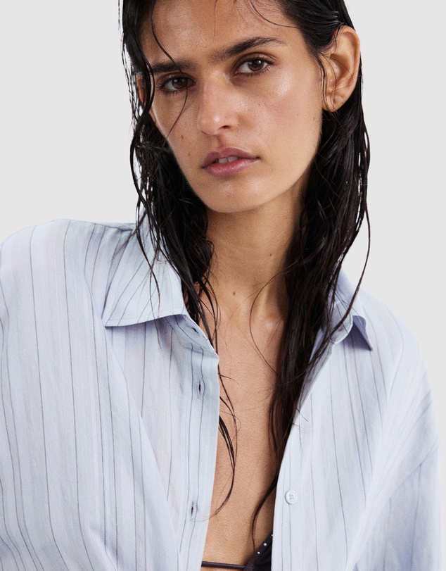 M.N.G - Oversized Striped Shirt