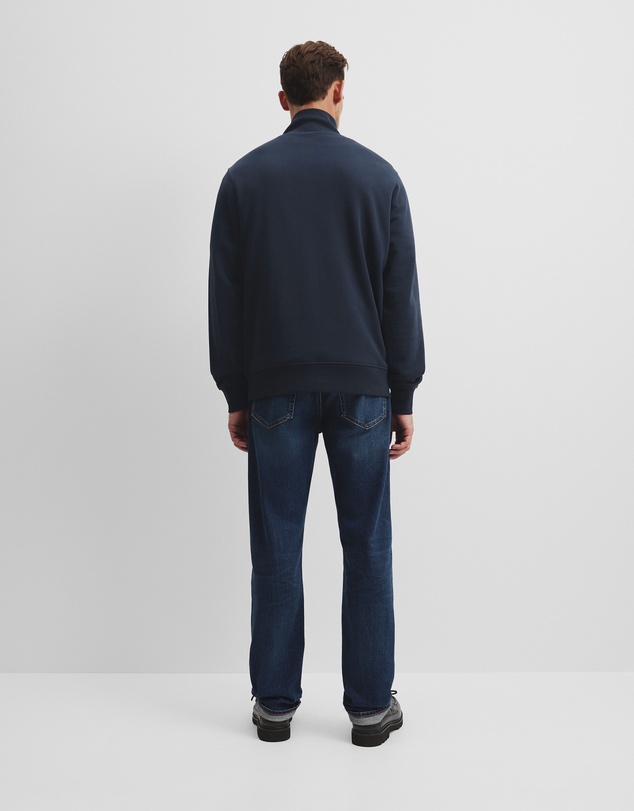 Country Road - Australian Cotton Modern Logo Half Zip Sweat