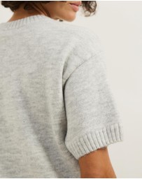 Atmos&Here - Ayla Knitted Boxy T-Shirt