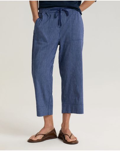 indigo/white