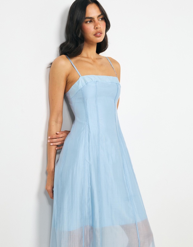 AERE - Aven Panelled Midi Dress