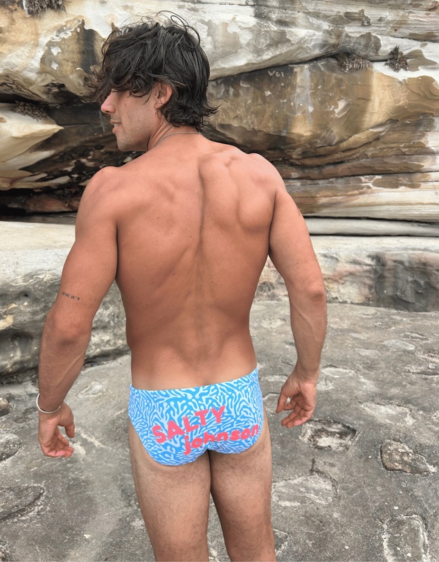 Salty Johnson - Coral Blue Brief