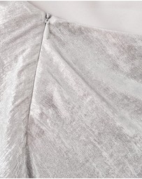 M.N.G - Metallic Open-Back Dress