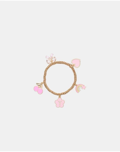 Seed Heritage - Initial Stretch Charm Bracelet