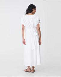 Forcast - Goulbury Tie Waist Top