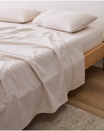 Sheet Society - Leo Washed Cotton Full Sheet Set