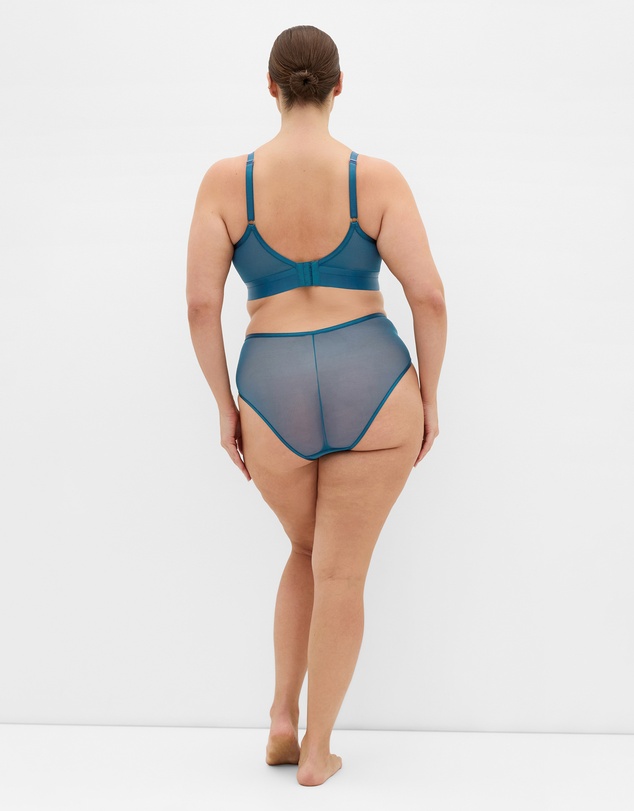 City Chic - Plus size Ingrid Cheeky Brief - teal