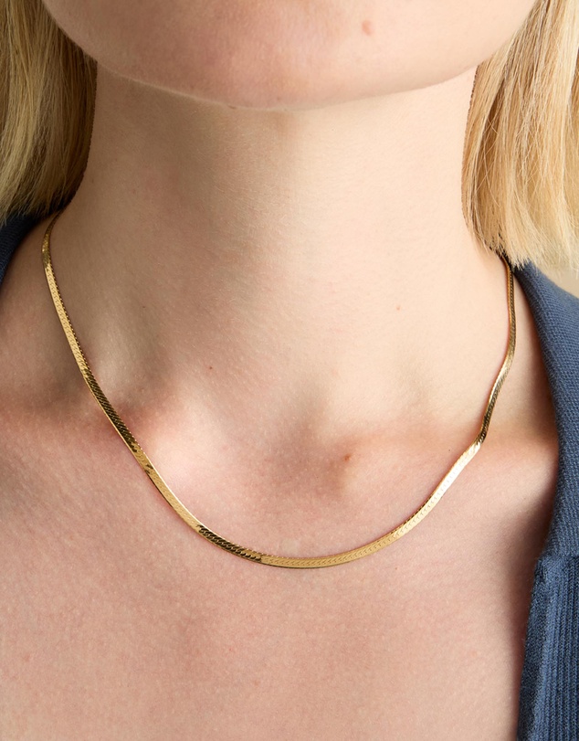 Astrid & Miyu - Snake Chain 18Ct Necklace