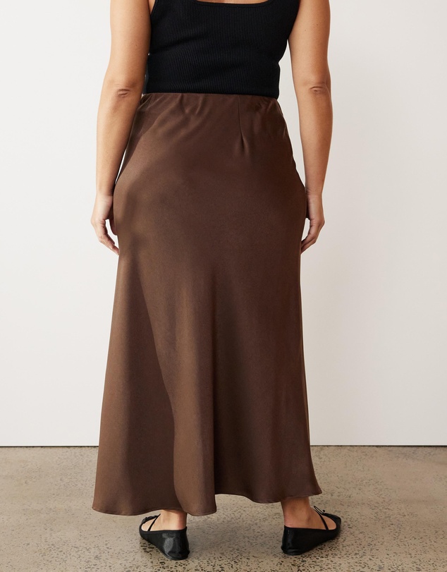 Atmos&Here Curvy - Nya Slip Maxi Skirt